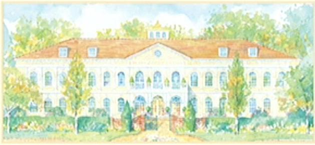 Pictureblurredgraphic 18.jpg - 17 March 2009 Watercolour illustration of the Maharishi Peace Palace. The 17,000 square foot (1,579 square metre) building, constructed of wood and natural building materials, has facilities for ladies' and men's group practice of Transcendental Meditation, the Transcendental Meditation Sidhi Programme and Yogic Flying, along with a dining area on the south side, a kitchen, and a Maharishi-Ayur Veda Health Centre.